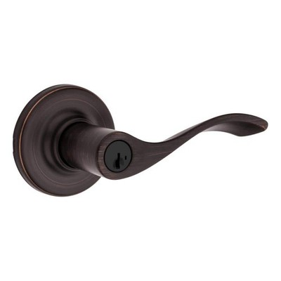 Kwikset Balboa Door Handle Venetian Bronze w/ SmartKey Security & Microban Tech