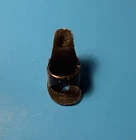 Vintage Barbie Doll #1 Black Open Toe Heel w/ Hole