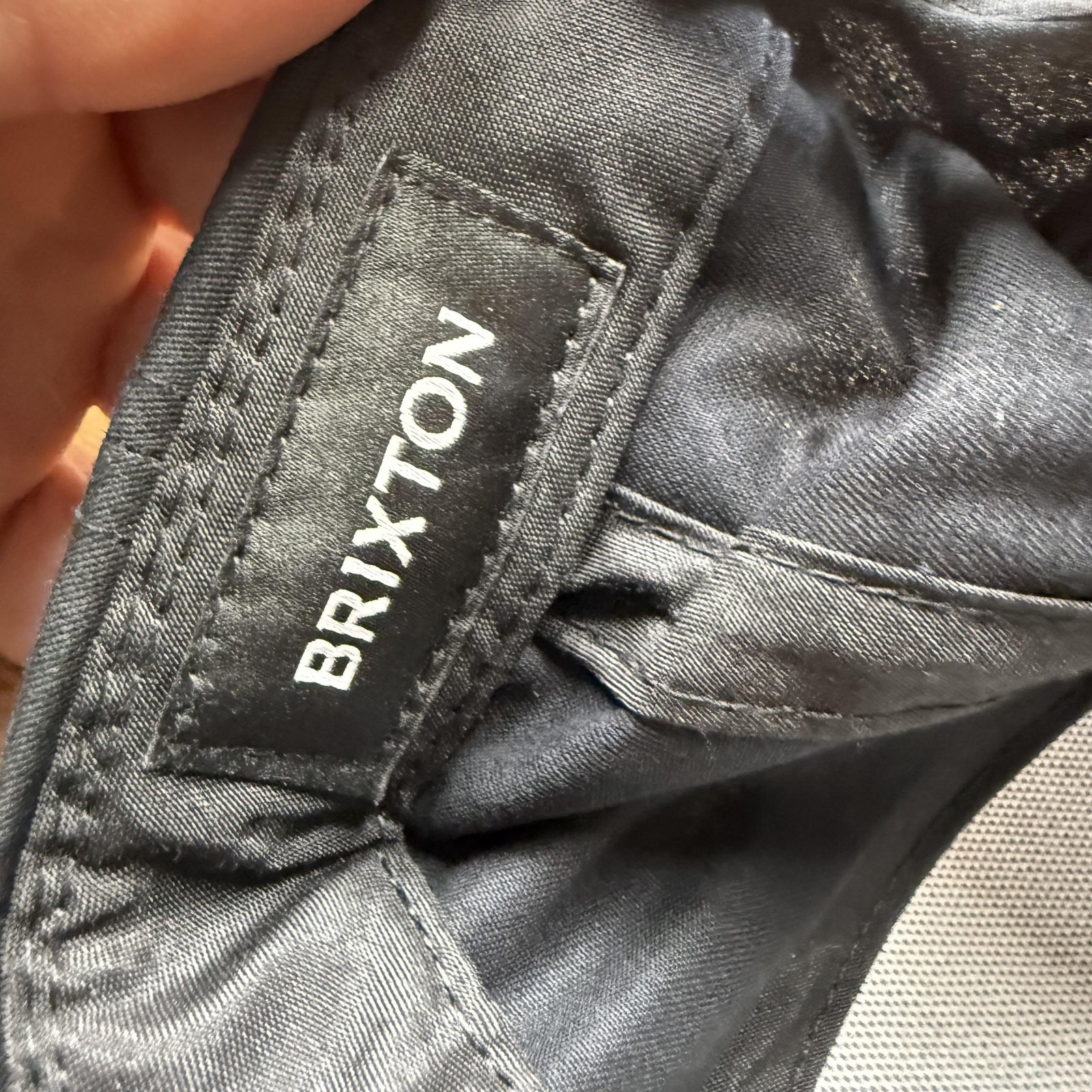 Brixton Hat Cap Snap Back Black Patch Embroidered… - image 8