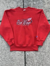Vintage Detroit Red Wings NHL Crew Neck Sweatshirt Adult Medium Made In USA