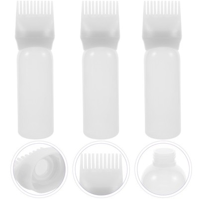  3 Pcs Scalp Applikator Flasche Haarwurzel Haarfärbeflasche Haarfarbe Squeeze