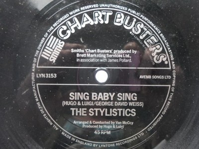 Stylistics Let's Put It All Together flexi Lyntone LYN3153 EX 1970s flexi, or...