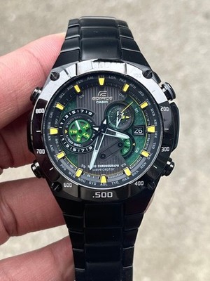 Casio Edifice Chronograph Watch Black Timepiece Model Genuine Authentic