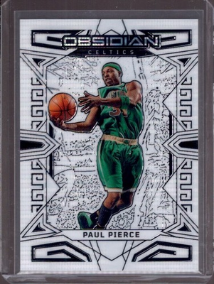 #ad PAUL PIERCE 2022 23 Panini Obsidian #134 White Pulsar Electric Etch SP $24.99