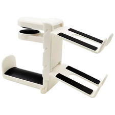 New 2In1 Gaming Headphone Stand Adjustable Desk Edge Hook Gamepad Headset Desk H