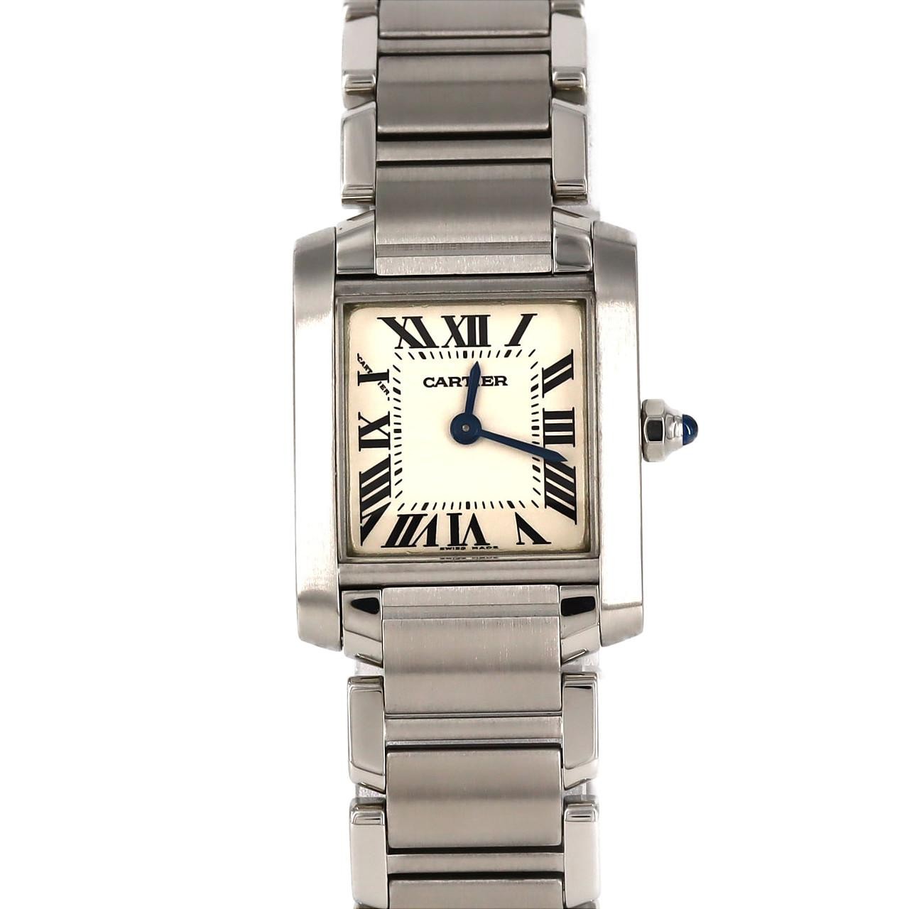 Cartier Tank Francaise SM W51008Q3 Quartz Watch 2700039690910