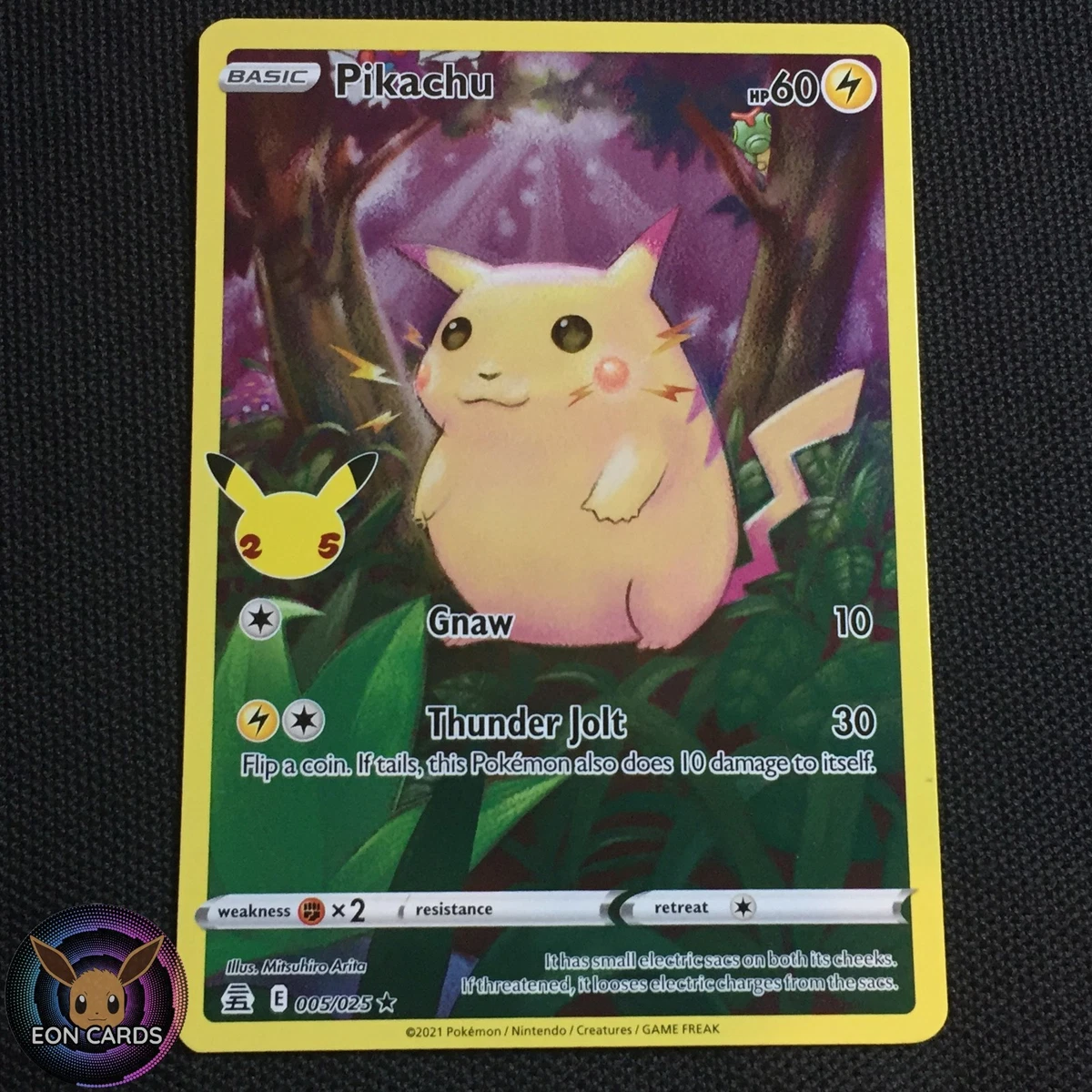 pikachu pokemon card value basic Amazon.com: Pokemon - Pikachu - SWSH039 - Black Star Promo main image 0