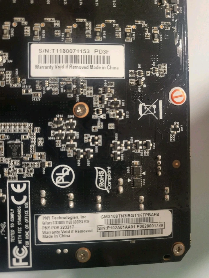 PNY Nvidia GeForce GTX 1080 Ti 11GB Graphics Card GPU PC - Image 4 of 4