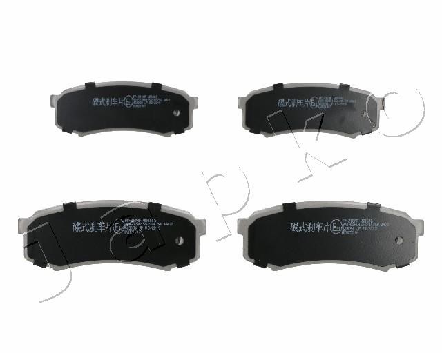 Fits JAPKO 51210 BRAKE PAD SET, DISC BRAKE