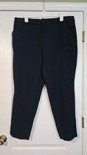 Nine West Mid Rise Skinny Dressy Pants size 18W Navy Women's NWT 