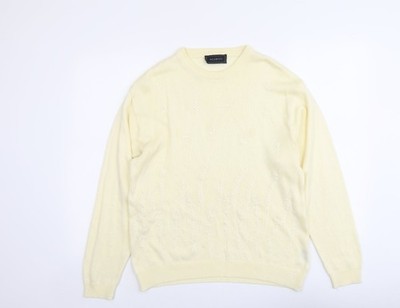 Allwyn Pullover Pulli Damen UK Größe M Elfenbein