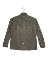 Hysteric Glamour LOW-FI embroidered western shirt gray 02253A