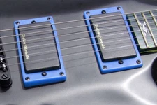Guitar Parts Humbucker Pickup MOUNTING RINGS Trim Bezels - Set of 2 - BLUE
