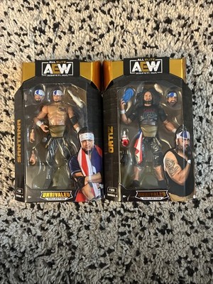 AEW Unrivaled Series 4 Set Of 2 Santana And Ortiz Jazwares Wrestling Figures
