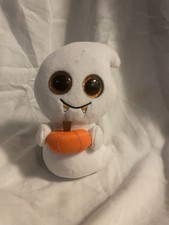 TY Beanie Boos - SCREAM the Ghost (Glitter Eyes) (6 inch) - MWMTs Boo Toy