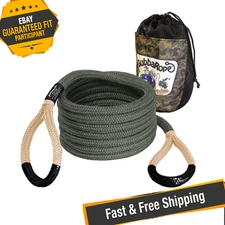 Bubba Rope 176655BKG 3/4" x 20' Renegade Series Synthetic Rope with Black Eyes