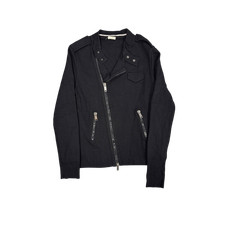 Paolo Pecora Vintage Retro Black Cardigan Wool Size L / 40 / 12