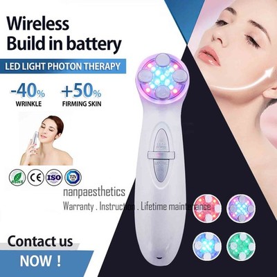 3In1 LED RF Photon Therapy Rejuvenation Face Skin Care Facial Spa Beauty Device