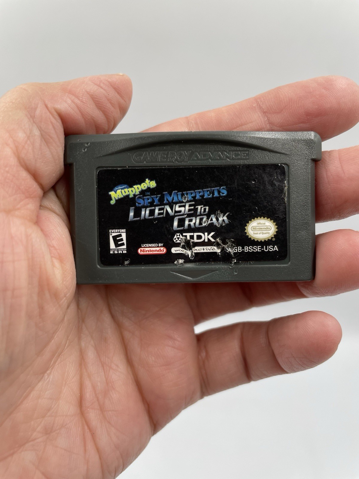 Spy Muppets: License to Croak (Nintendo Game Boy Advance) Tested & Works