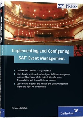 IMPLEMENTING AND CONFIGURING SAP EVENT MANAGEMENT By Sandeep Pradhan - Hardcover