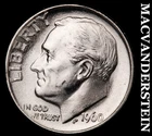1960 Silver Roosevelt Dime - Choice Gem Brilliant Unc  Lustrous  #i1009