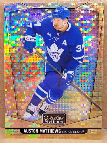 2024-25 O-Pee-Chee Platinum Auston Matthews Seismic Gold /50 #193