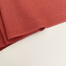 Dusty Coral B 14x62 LONG Vintage Japanese Jacquard Kimono Silk Fabric SCH62