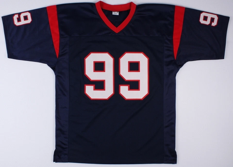JJ Watt Signed Texans Jersey JSA COA Autograph Houston J.J. Blue - Image 3 of 3