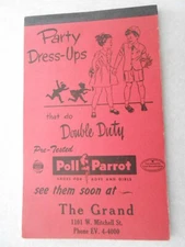 Poll Parrot shoes for boys and girls 5.5 x 9 promotional writing pad