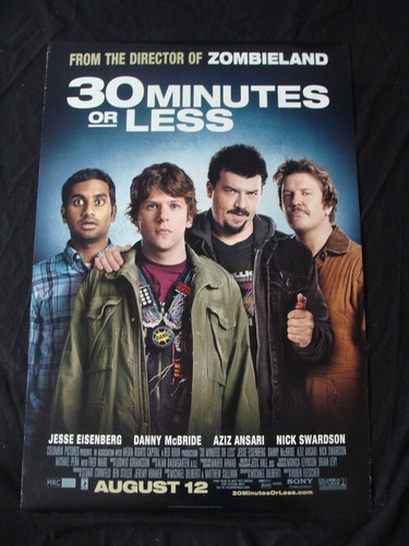 30 MINUTI O MENO poster film JESSIE EIESENBERG DANNY MCBRIDE originale 2011DS - Foto 12 di 13