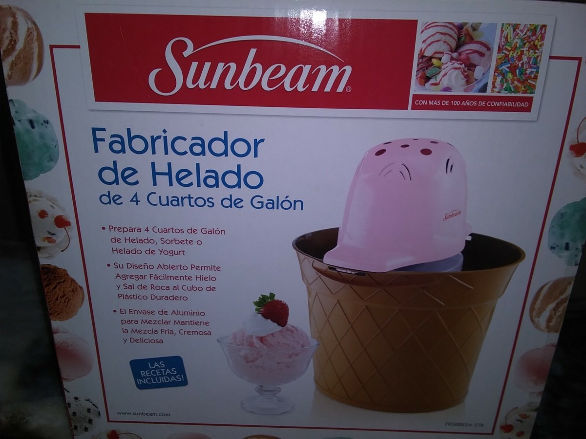 sunbeam gelateria ice cream maker