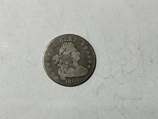 1807 DRAPED BUST DIME 10C VG DETAILS SCRATCHED