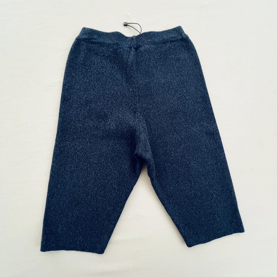 Pantalón de chándal ZARA para niña tejido talla 11-12 suave recortado elástico cónico azul marino nuevo sin etiquetas Foto 2 de 4