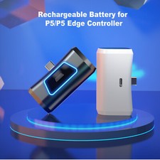 Wireless Rechargeable Battery Pack For PS5/Edge Game Controller Charger 1900mAh
