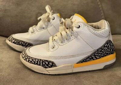 Nike Air Jordan 3 Retro Laser 441141-108 Preschool Size 12C