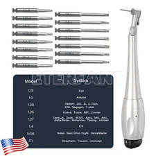 Dental Torque Wrench Universal Implant Kit Wrench Contra Angle+16Driver US
