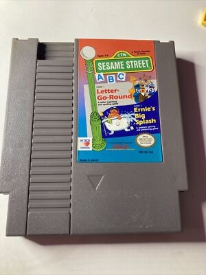 NES Nintendo Entertainment System Sesame Street: Countdown Cart - TESTED