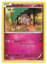 Snubbull 68/124 Common XY Fates Collide Pokemon Card LP