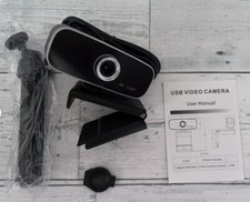 Webcam 1080P Live Streaming con Microfono Stereo per Desktop e Laptop