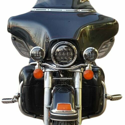 DOT 7" inch Motorcycle Headlight Round LED Projector For Harley Cafe Racer - Picture 12 of 12