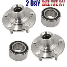 2x Front Wheel Hub & Bearing Assembly For 08-14 Acura TSX Honda Accord Crosstour