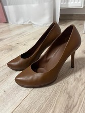 Vintage Gucci warm brown real leather pump round toe size EU 38-38.5/ US 7.5-8