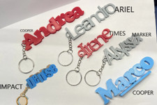 3D KEYCHAIN PERSONALIZED GIFT 3 PCS. DESIGN KIDS SCHOOL BACKPACK COMPANY