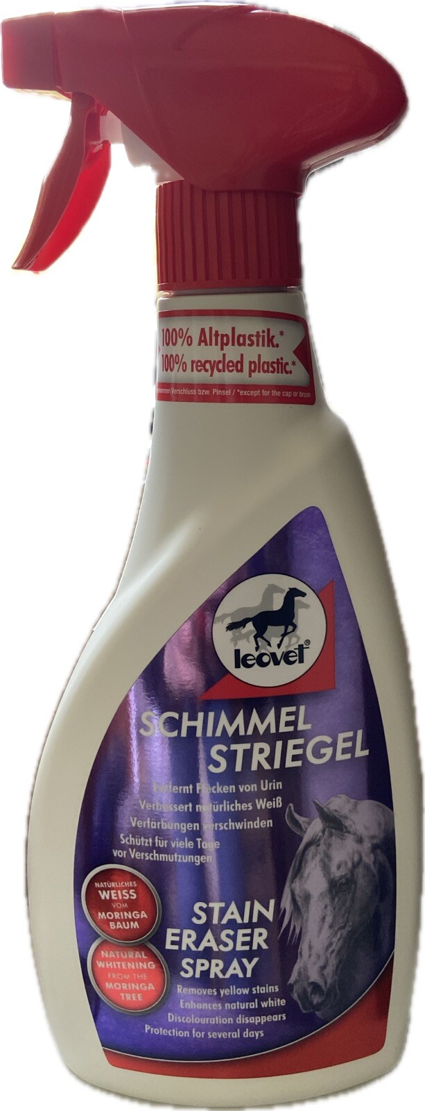 STAIN ERASER SPRAY EQUESTRIAN GROOMING PONY HORSE  LEOVET 550ML *FREE POSTAGE*