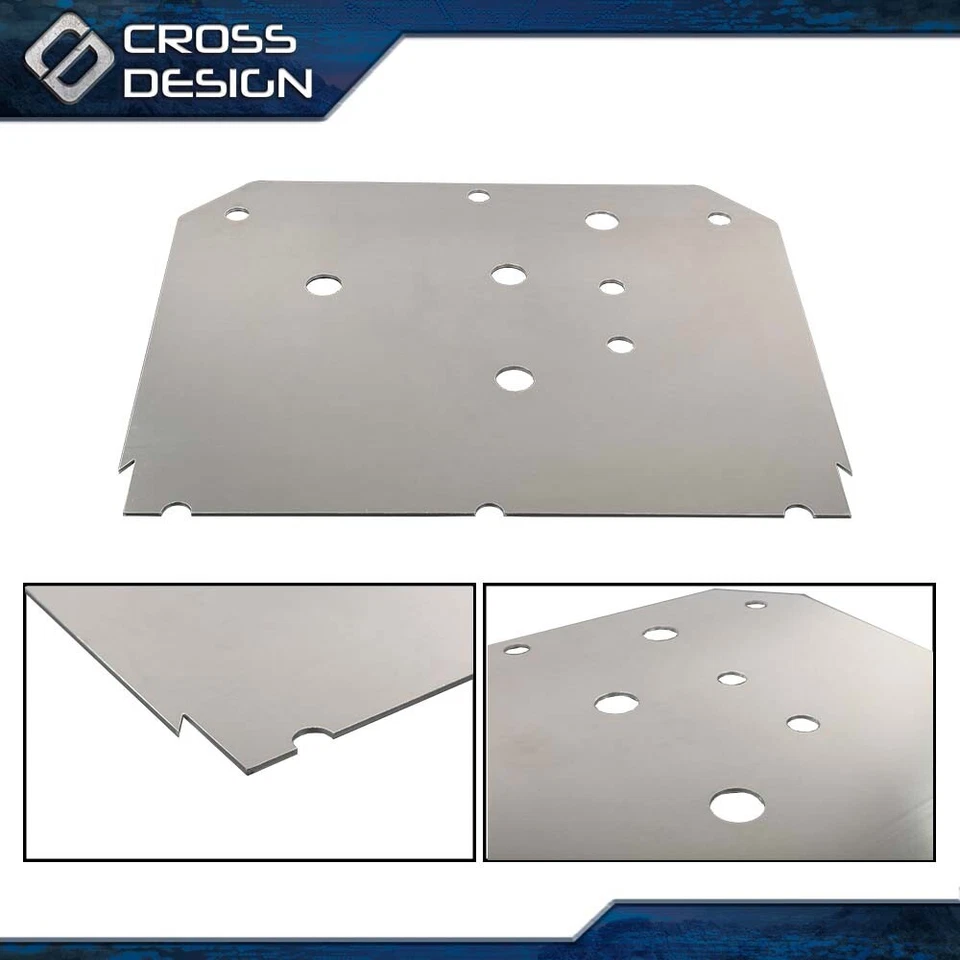 Placa de deslizamiento de aluminio de alta resistencia apta para Polaris Rzr Rzr-S 800 2008-2014 3/16" Foto 3 de 4