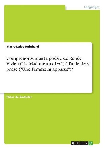 Thumbnail - Marie-luise Rei Comprenons-nous La Poésie De Renée Vivien ("la Mad