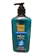 Spa Luxury Aromatherapy RELAX Refreshing Mint Eucalyptus Body Lotion 10 oz   908
