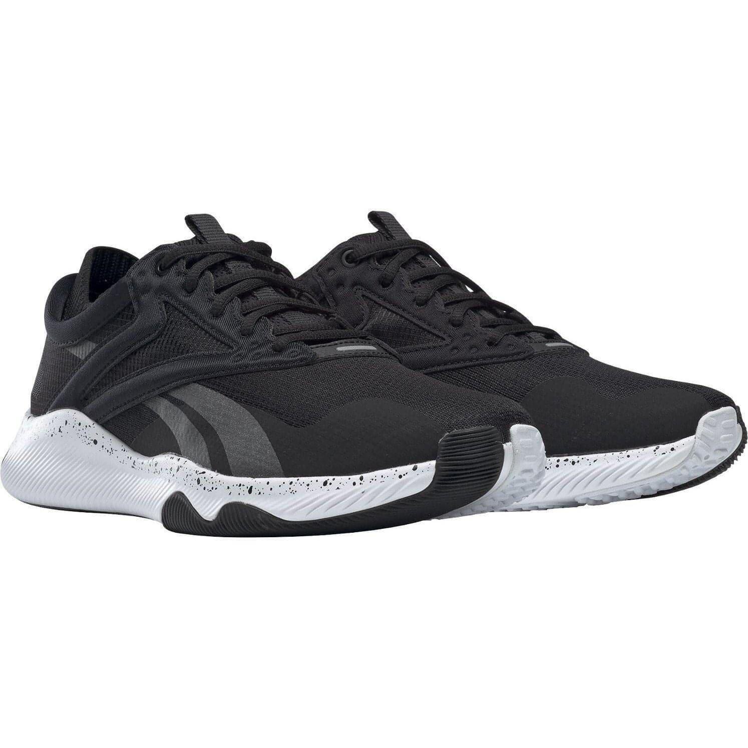 Reebok Mens HIIT Training Shoes Trainers Lace Up Low Top Black eBay