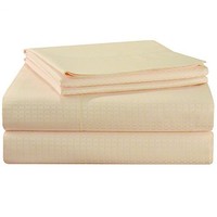 Pointehaven 525 Thread Count Pima Cotton Sheet Set, Queen, Dobby, Powder Puff, N on sale Pointehaven 525 Thread Count Pima Cotton Sheet Set, Queen, Dobby, Powder Puff, N on sale
