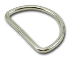 TOP QUALITY UNWELDED SILVER D RING BUCKLES FOR WEBBING ETC, CHOOSE SIZE FREE P&P